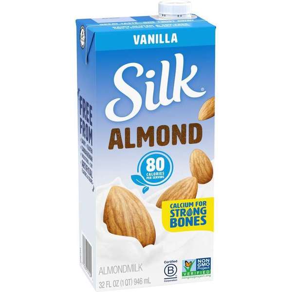 Silk Silk Aseptic Vanilla Almond Milk 32 oz. Bottle, PK6 101896